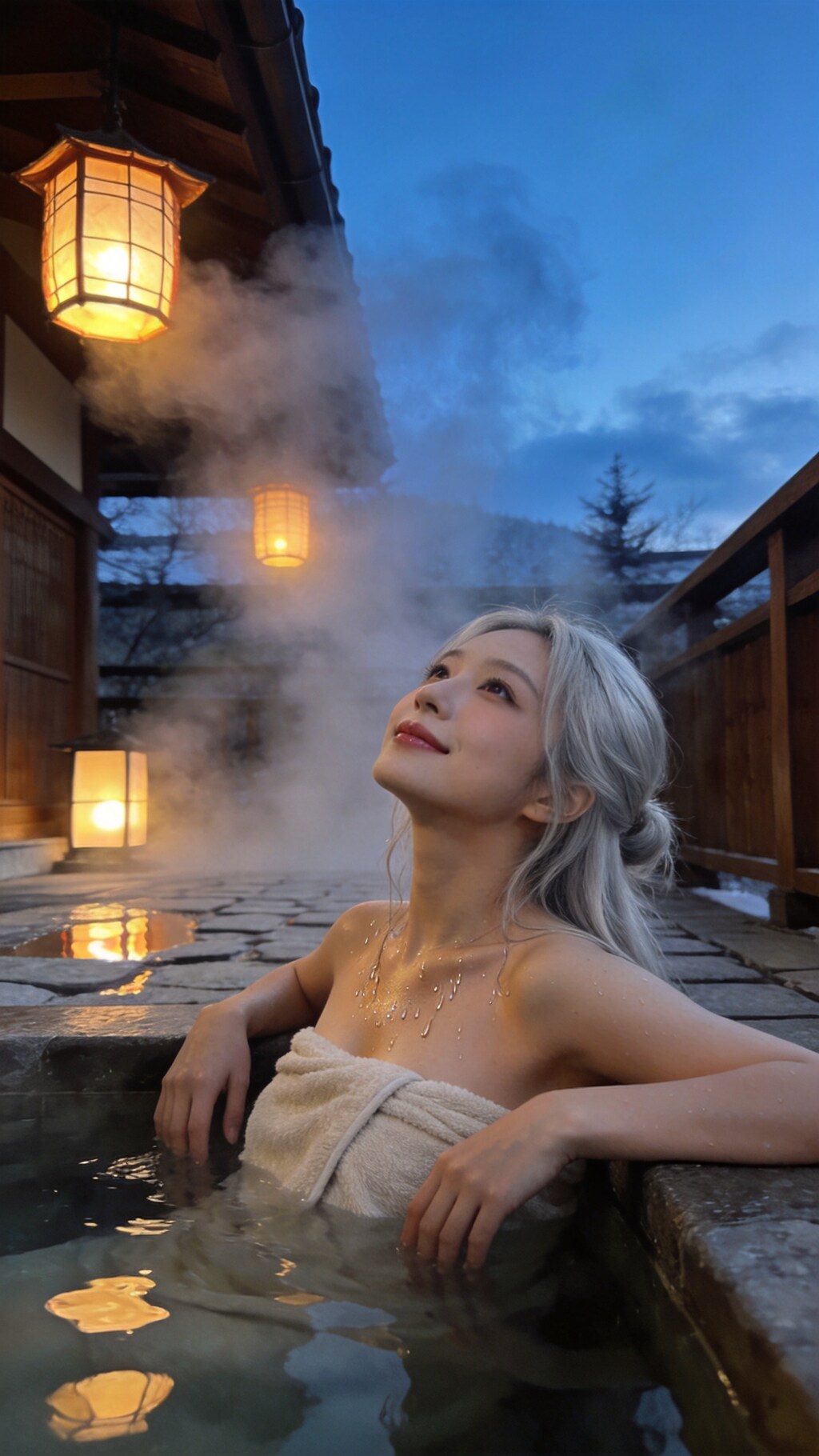Steam and Silence at Dusk
