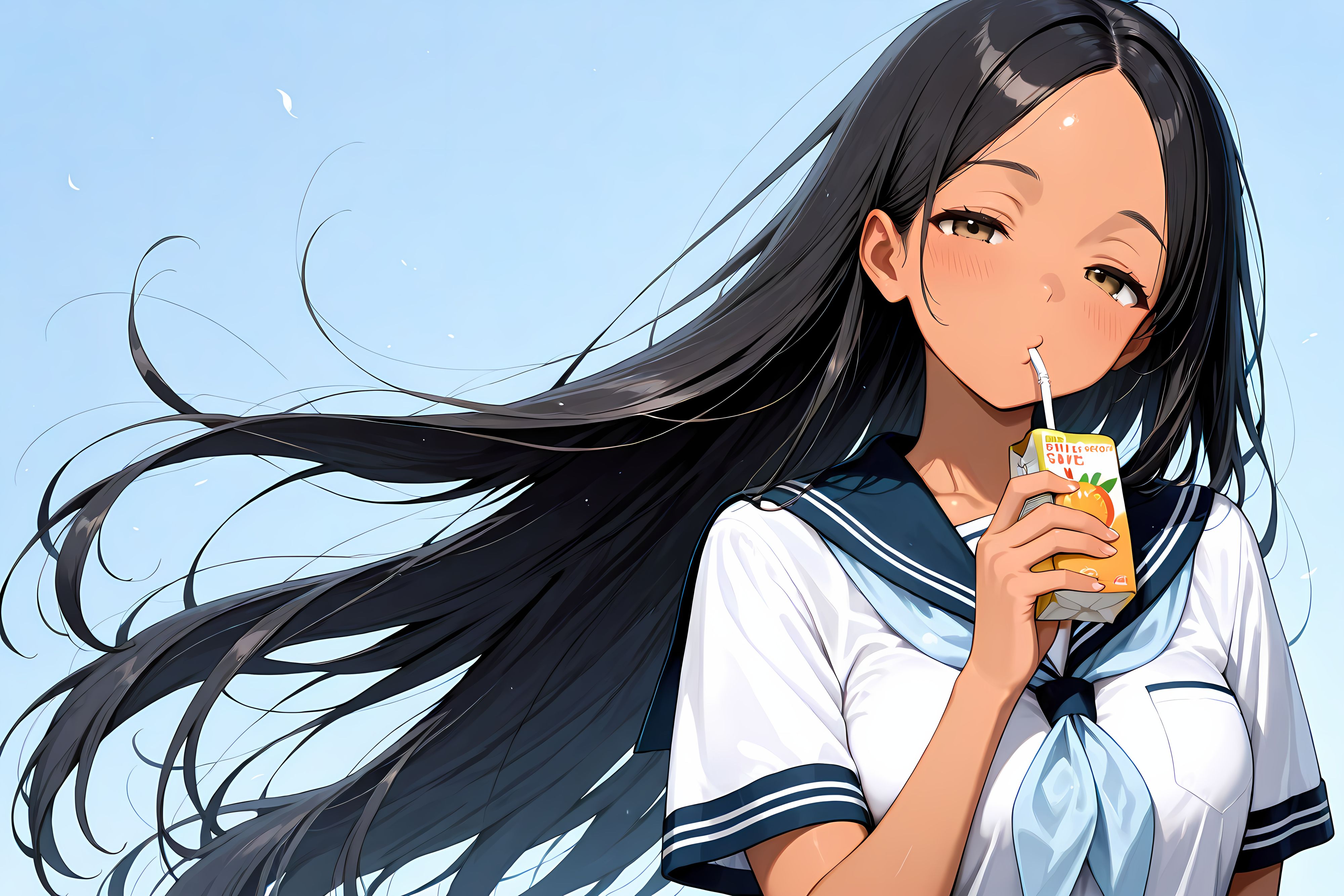 ちゅ～～～～🧃 | の人気AIイラスト・グラビア