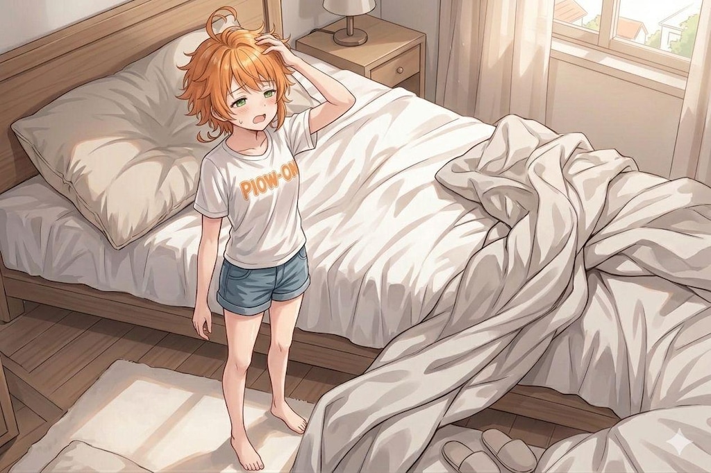 『ひづけちゃん』の朝