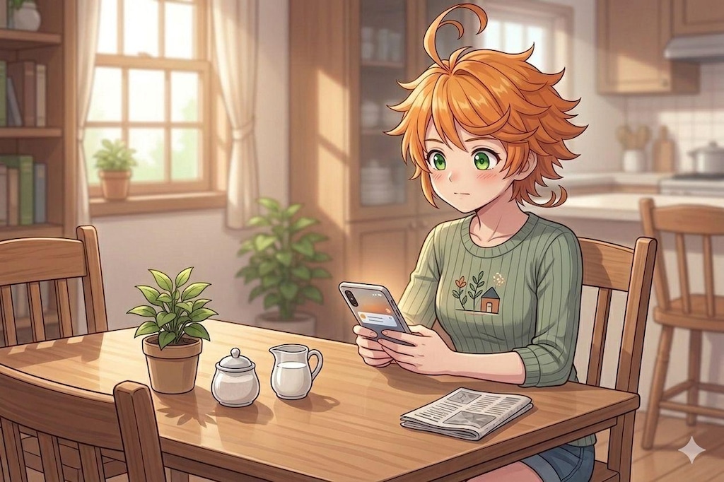 『ひづけちゃん』の朝