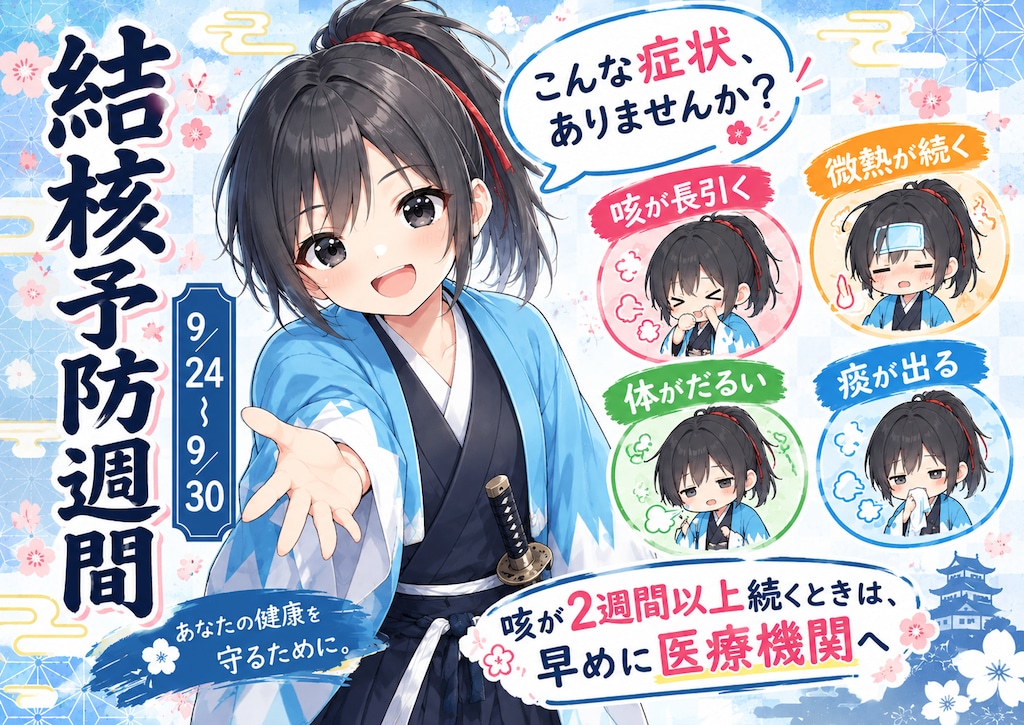 結核予防週間「9月24日～30日」