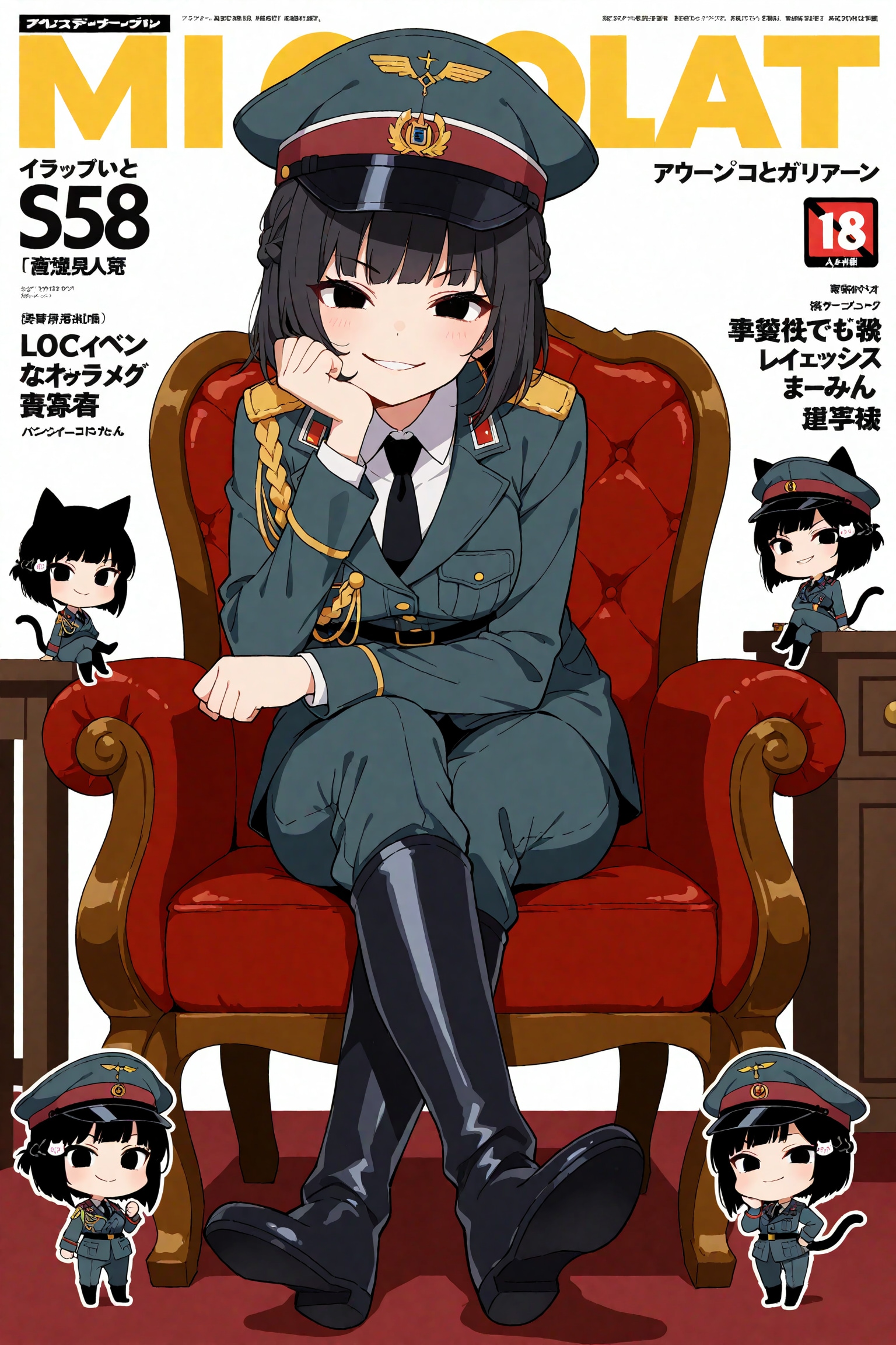 不定期・悪のちちぷいネコネコ帝国　発刊 | の人気AIイラスト・グラビア