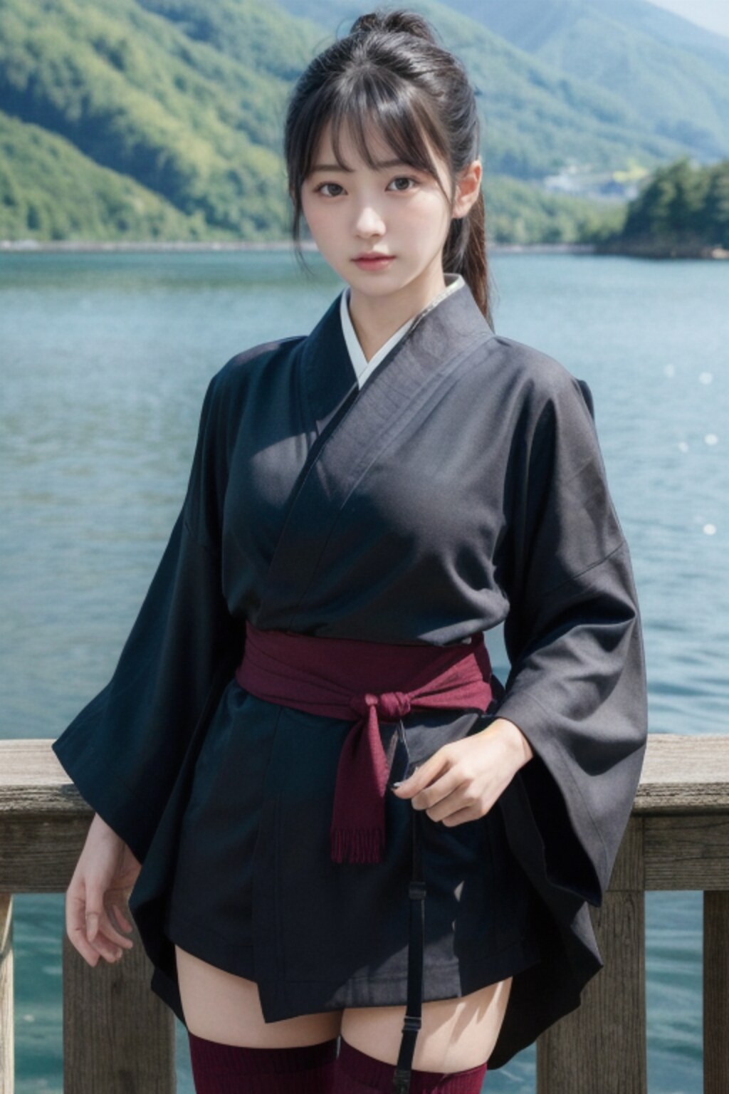 湖畔のおぱ忍者