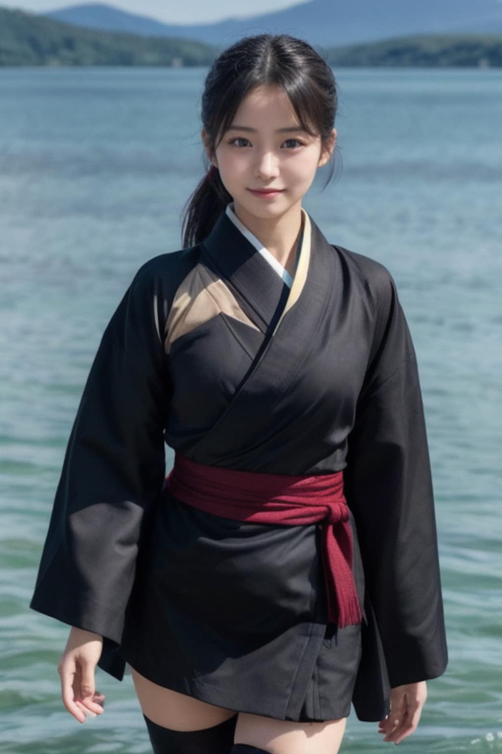 湖畔のおぱ忍者