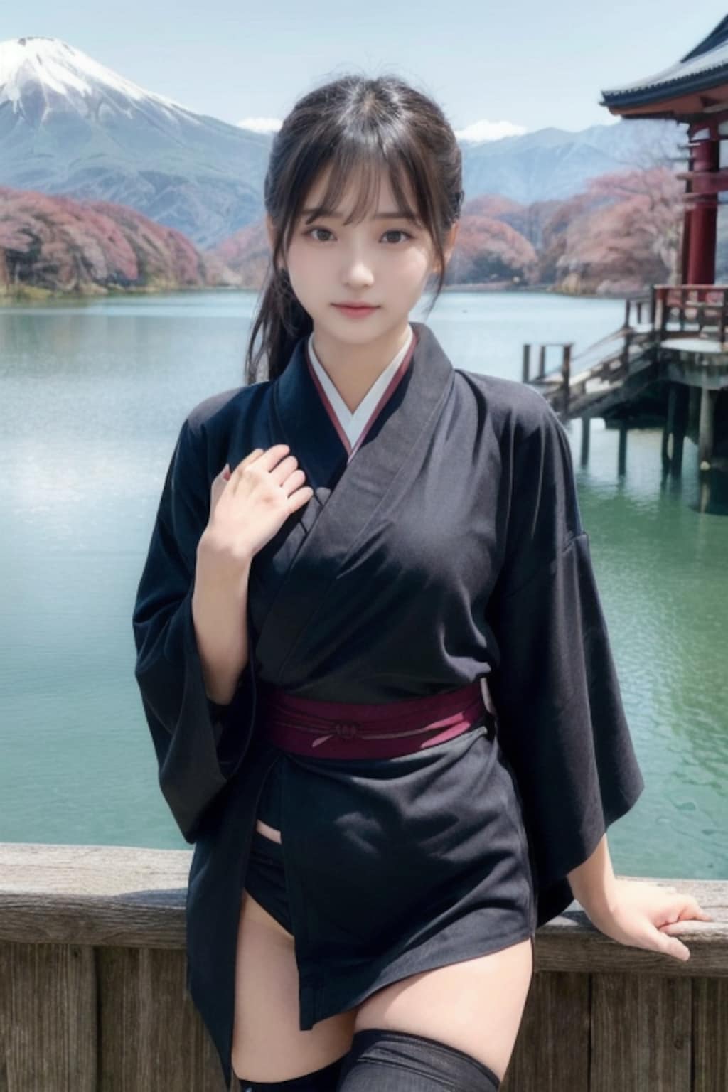 湖畔のおぱ忍者