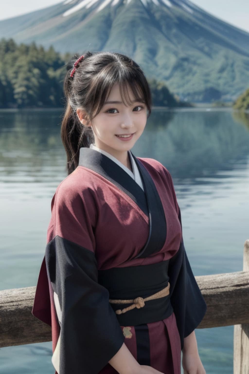 湖畔のおぱ忍者