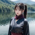 湖畔のおぱ忍者 2枚目