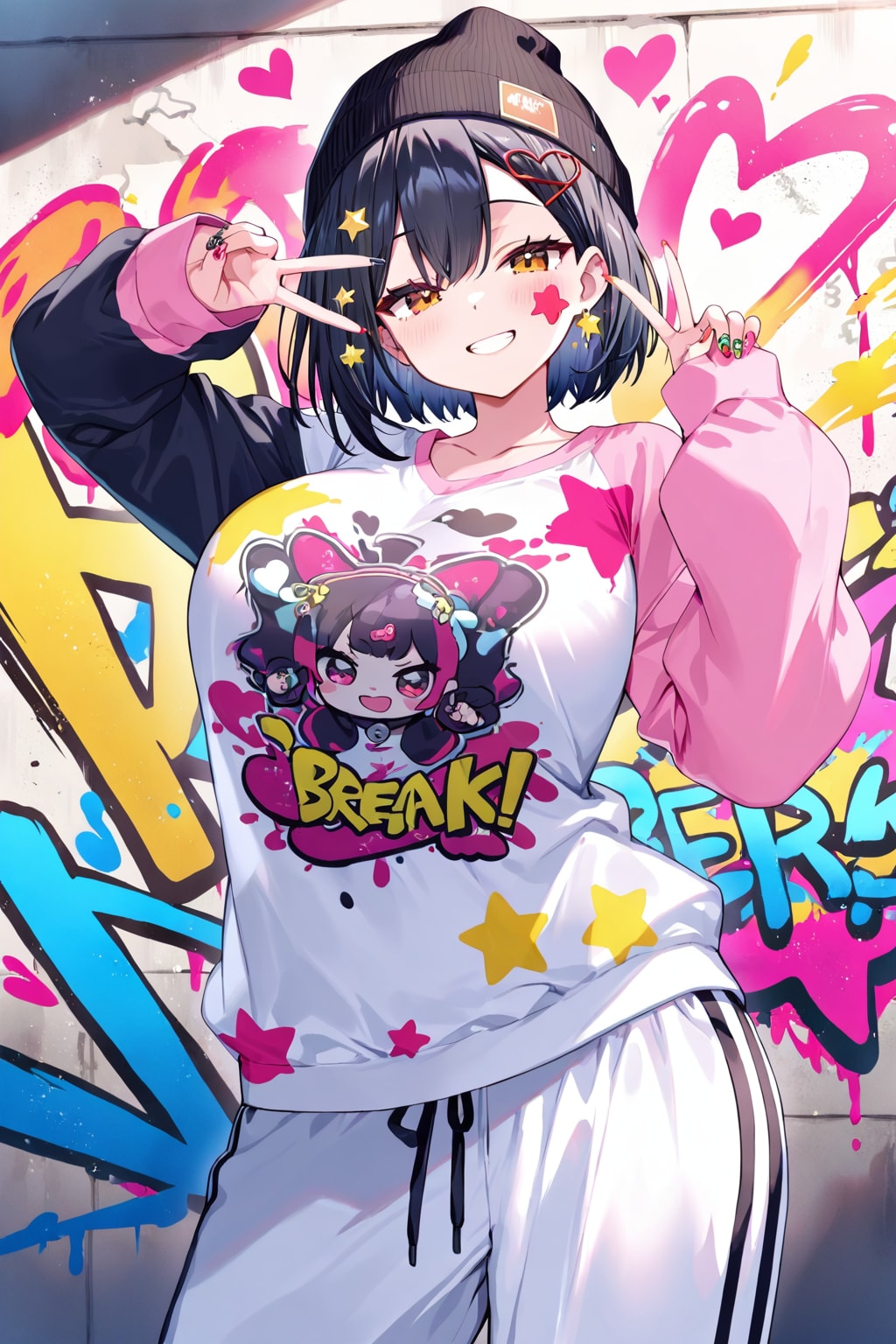 ギャルな津田季理華ちゃん | の人気AIイラスト・グラビア