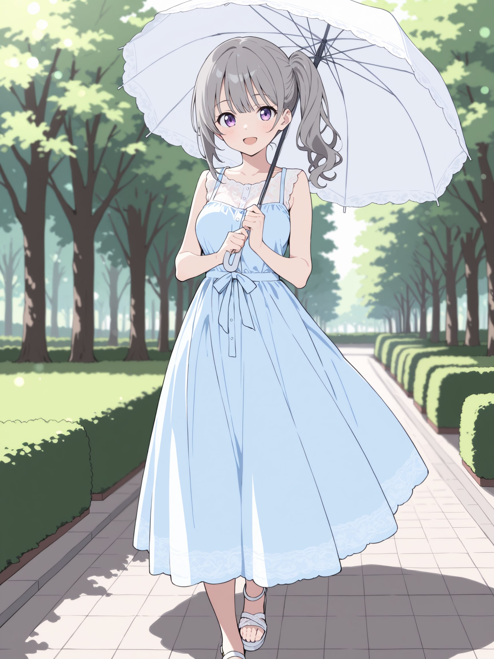 お散歩、紗栄子ちゃん
