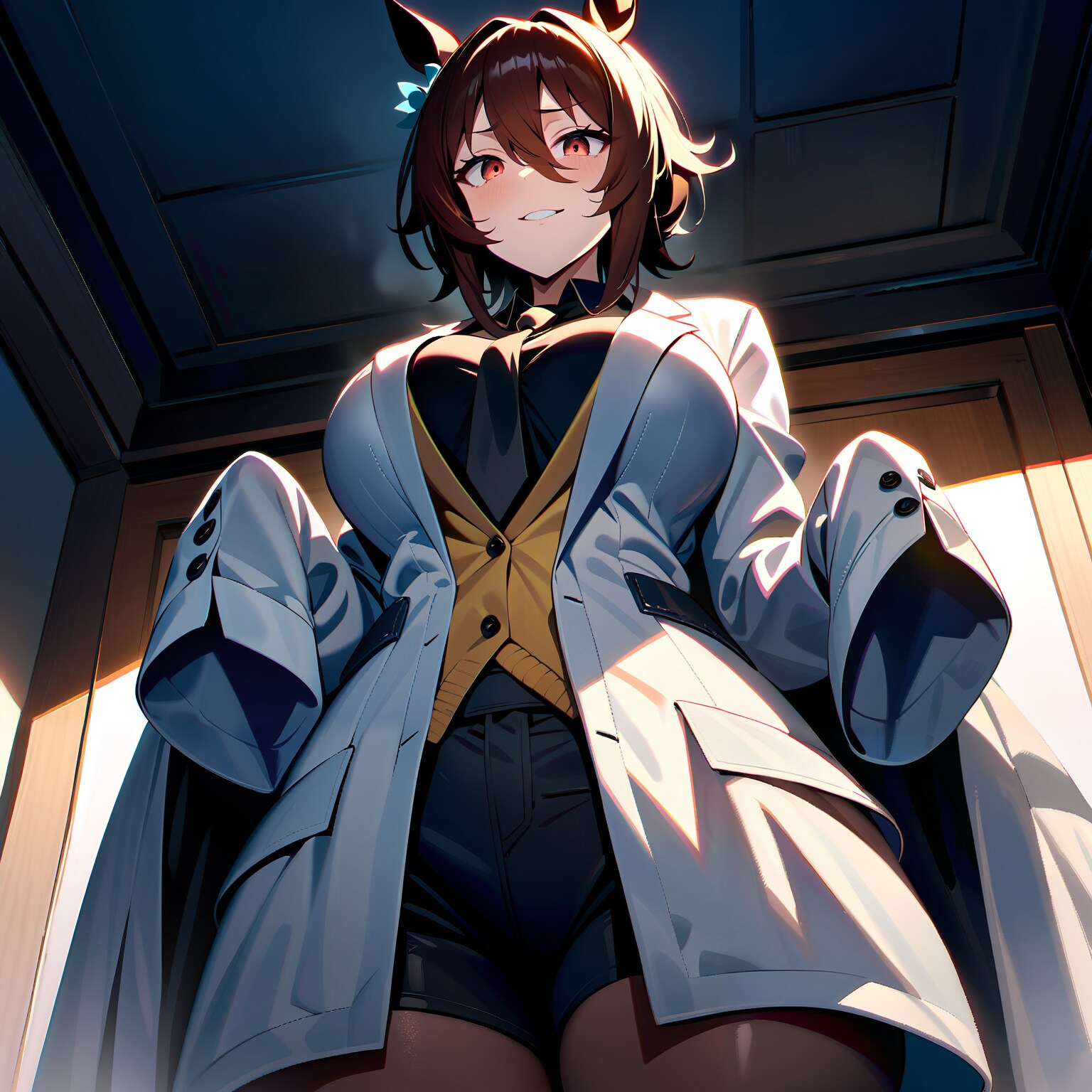 モルモットを見る目