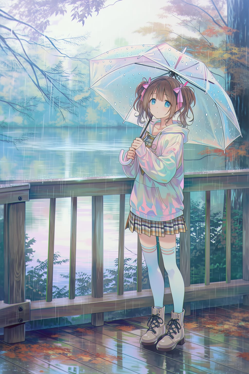 雨の公園