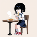 お好み焼きを食べる 4枚目