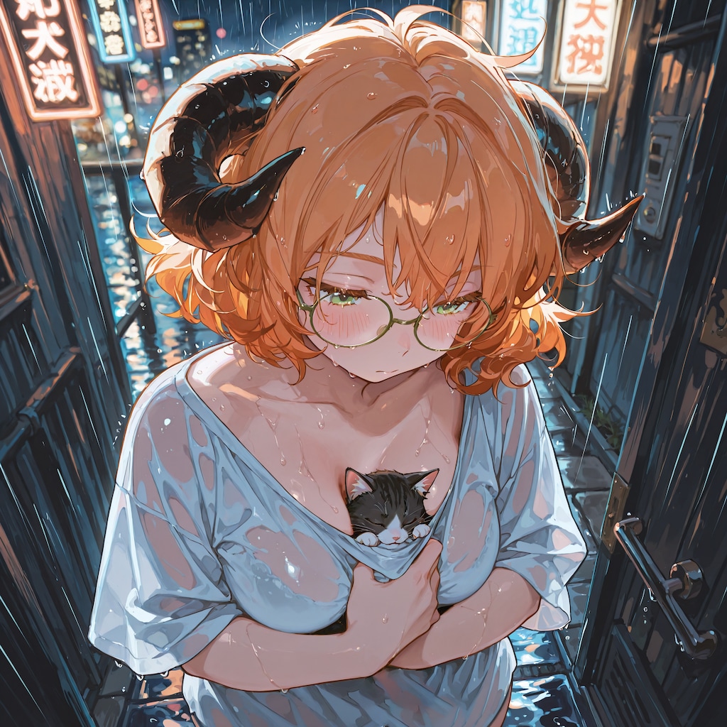 猫を拾う
