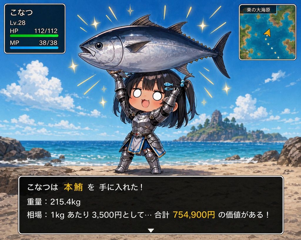 こなつの冒険ートゥヌス・オリエンタリスを探して