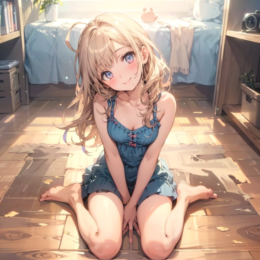 首を傾ける仕草