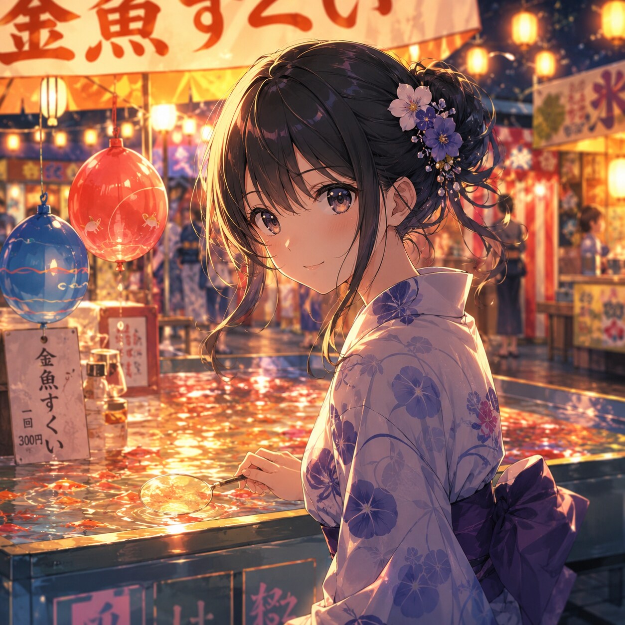 金魚すくい