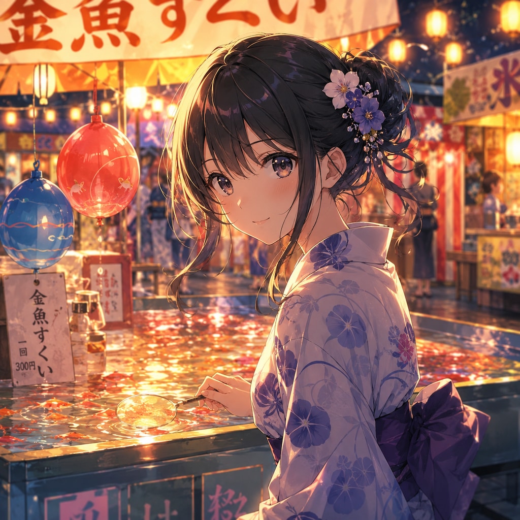 金魚すくい