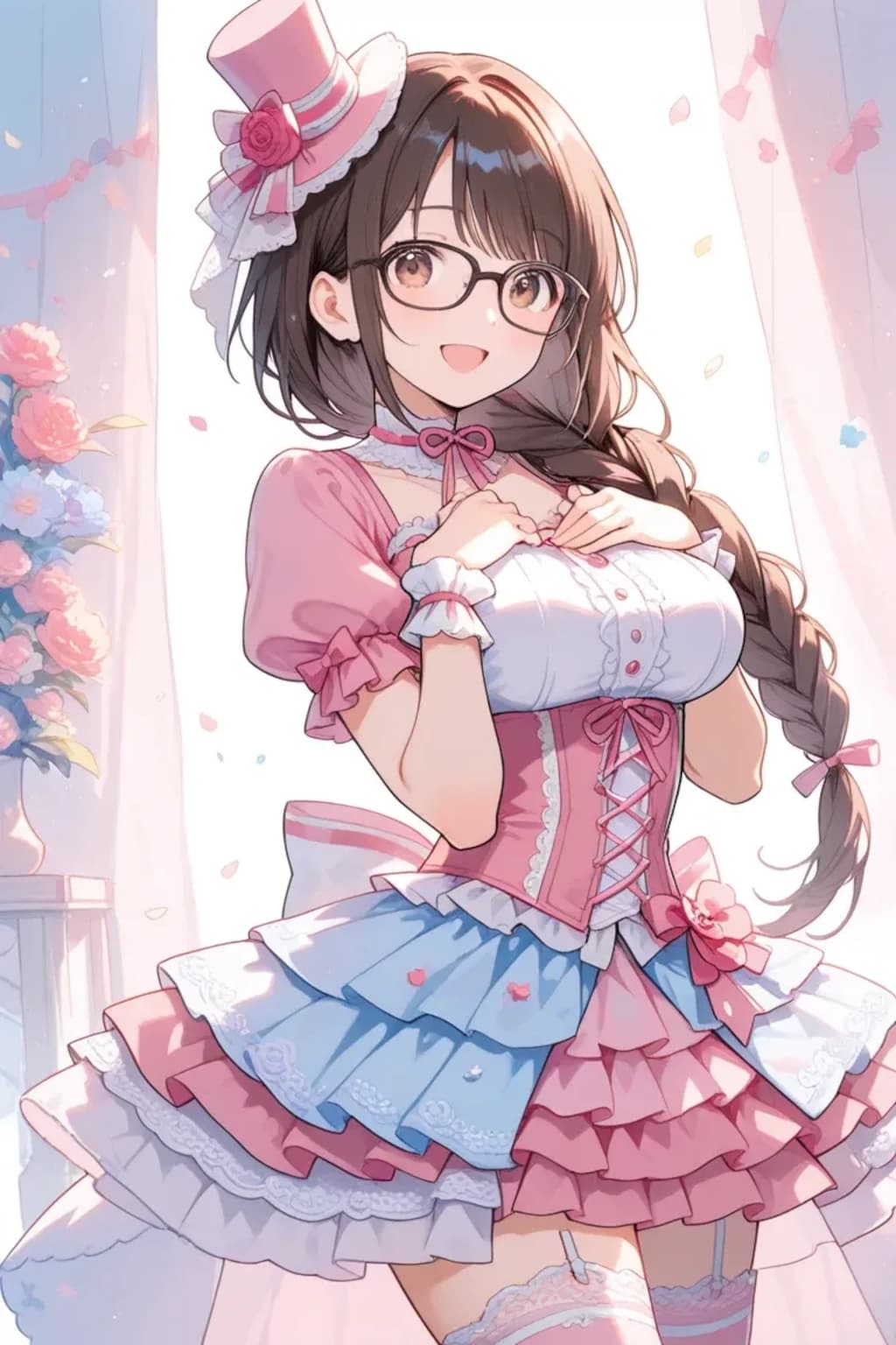 ロリ服にシルクハット