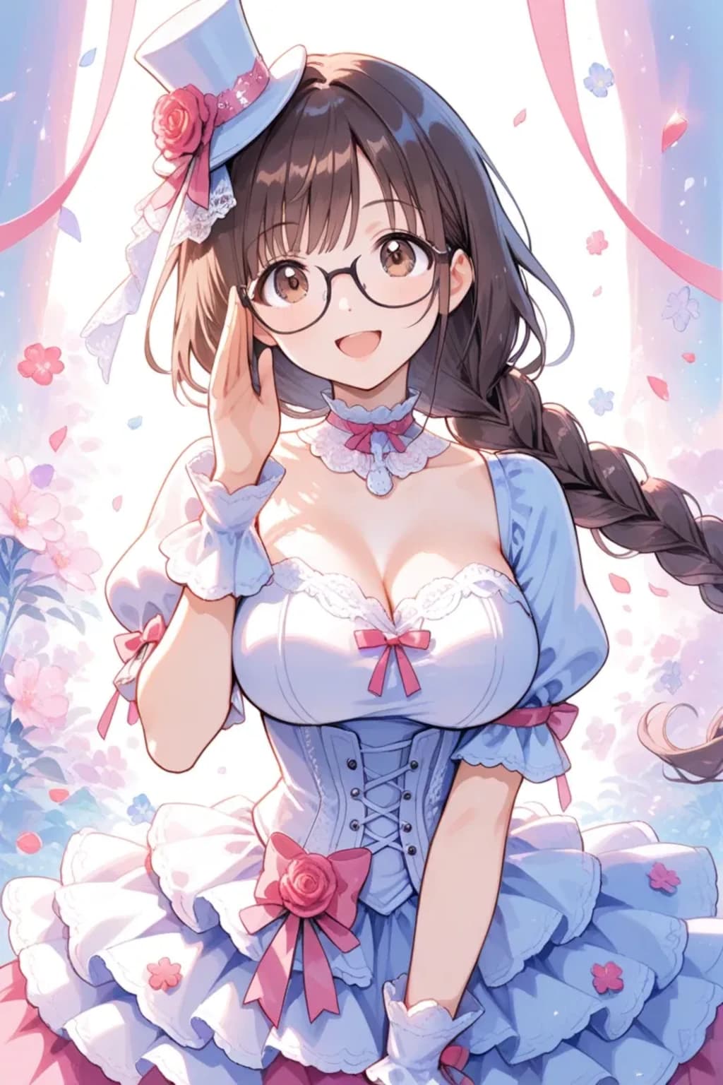 ロリ服にシルクハット