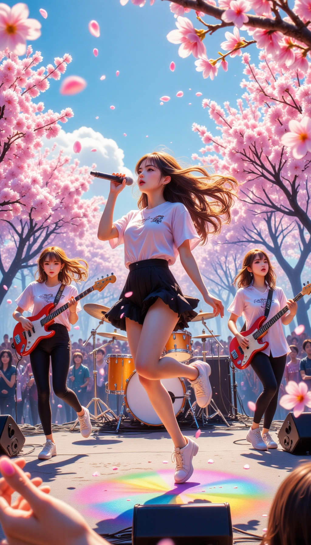 春の息吹に唄を乗せて：ガールズバンド！