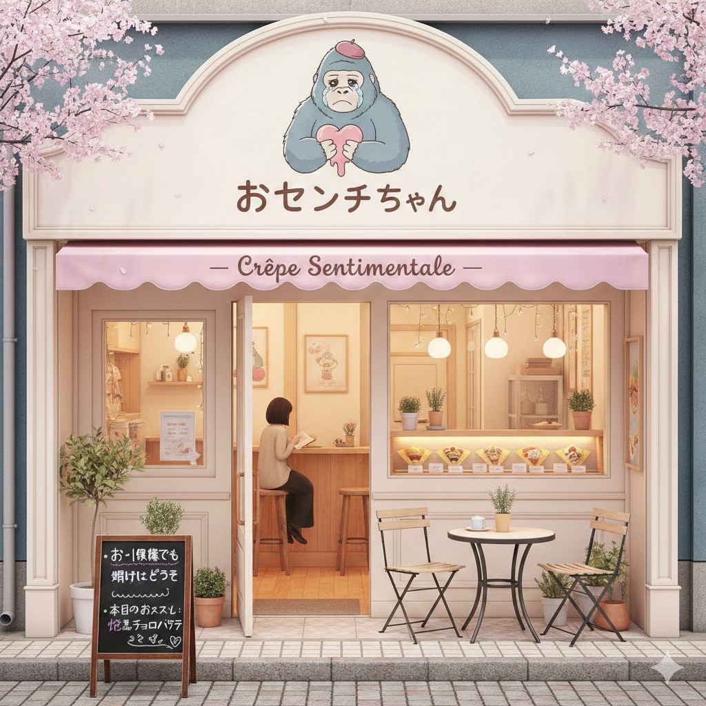 1人でクレープ屋は勇気がいる | の人気AIイラスト・グラビア