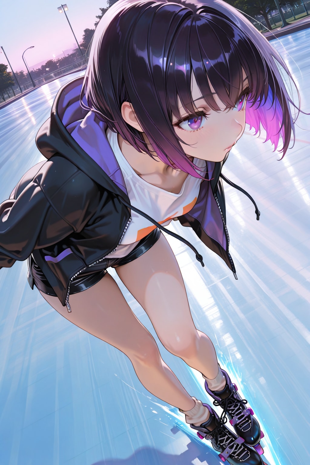 紫が似合う女の子173 | の人気AIイラスト・グラビア