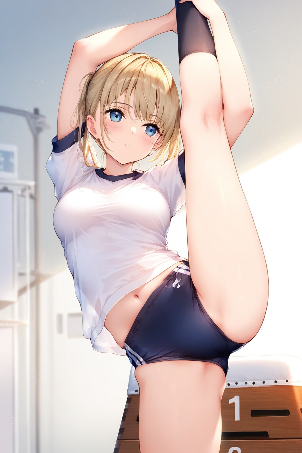 準備運動。