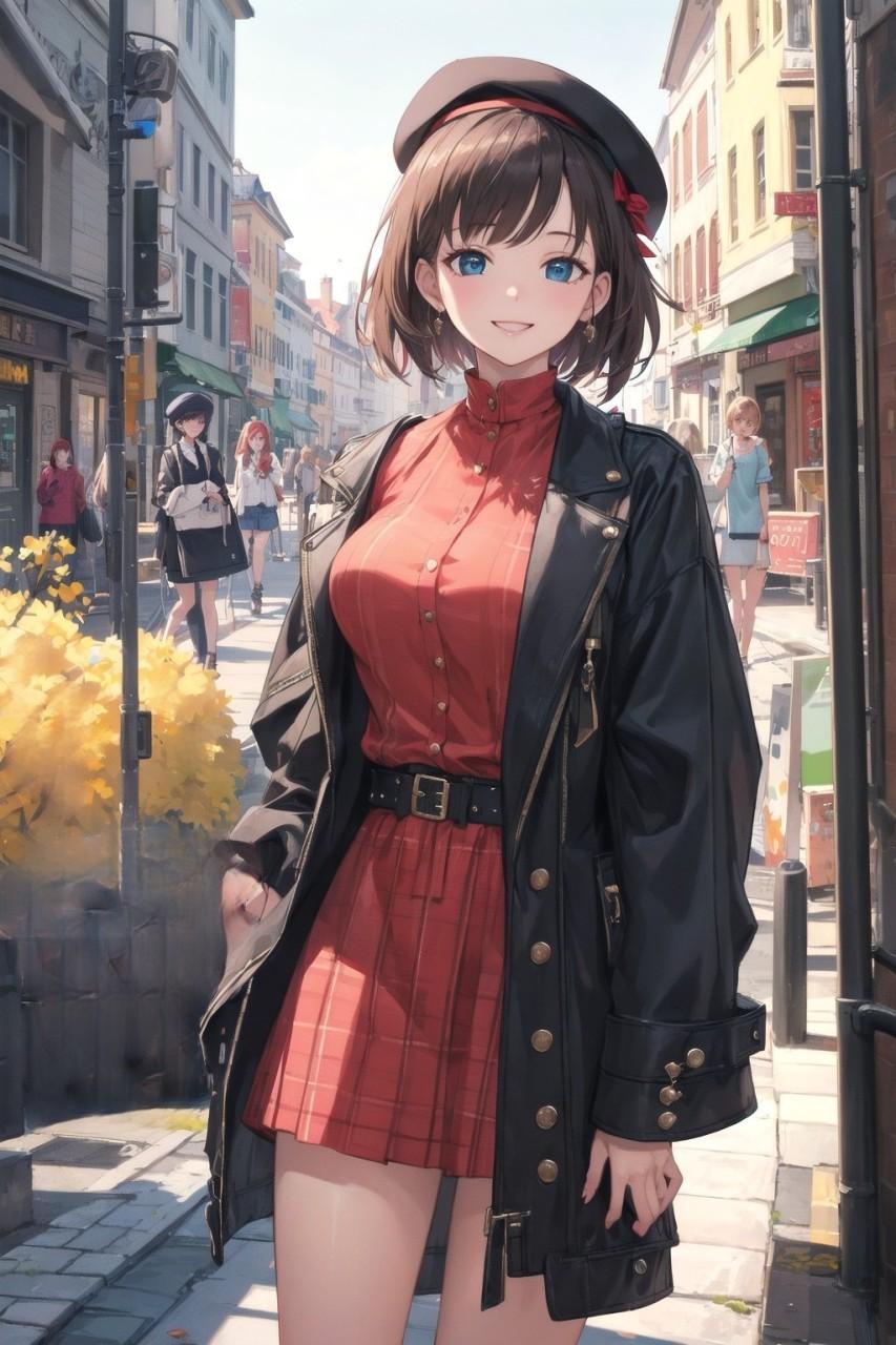 秋の街 | の人気AIイラスト・グラビア