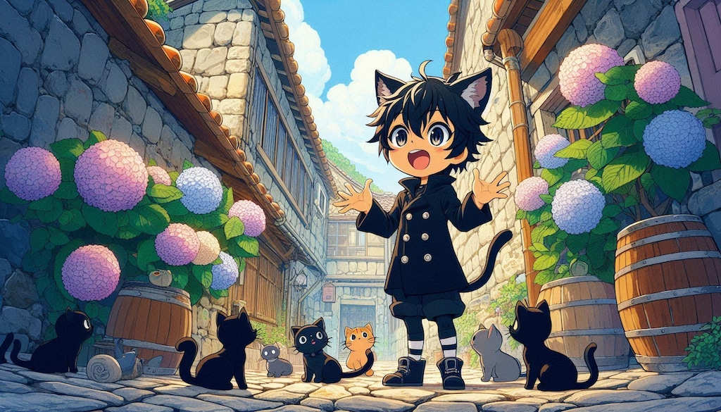 旦那様は黒猫17