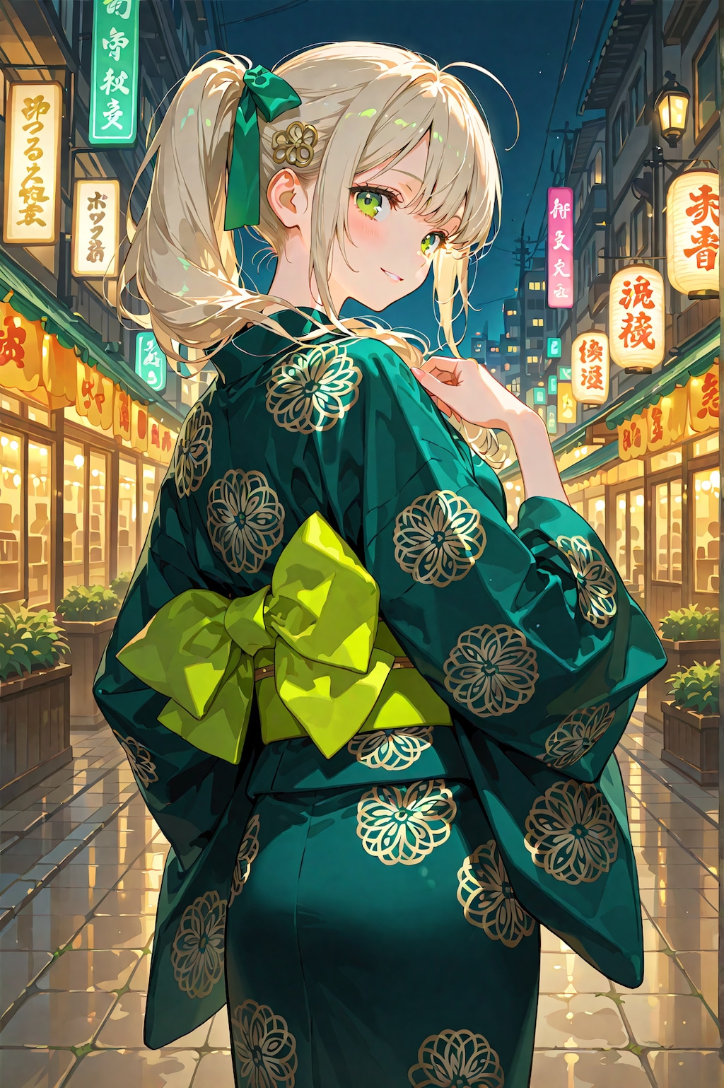 金緑の夜