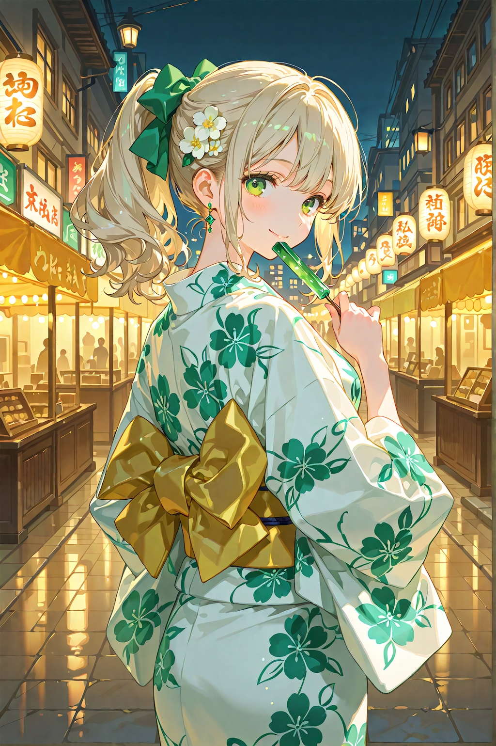 金緑の夜