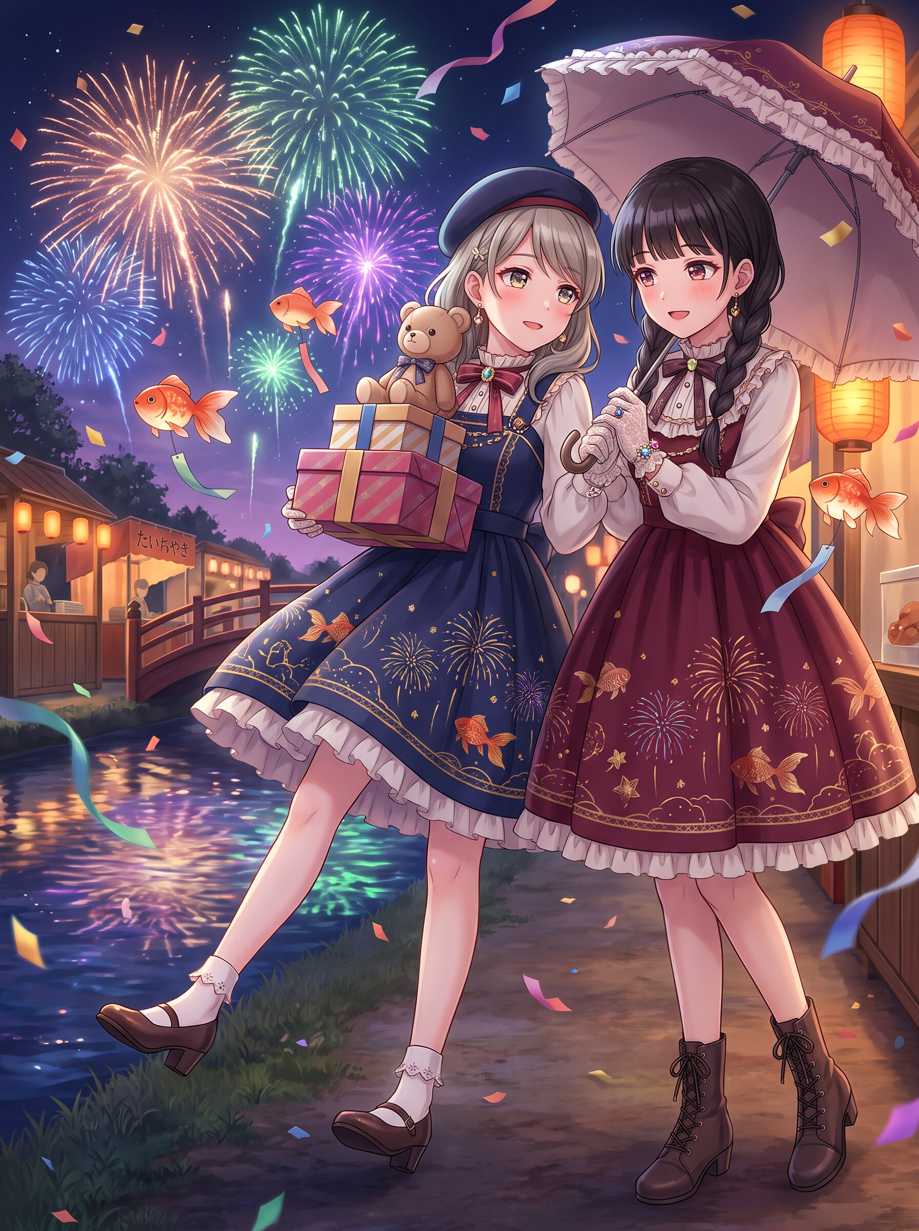 金魚花火双姫
