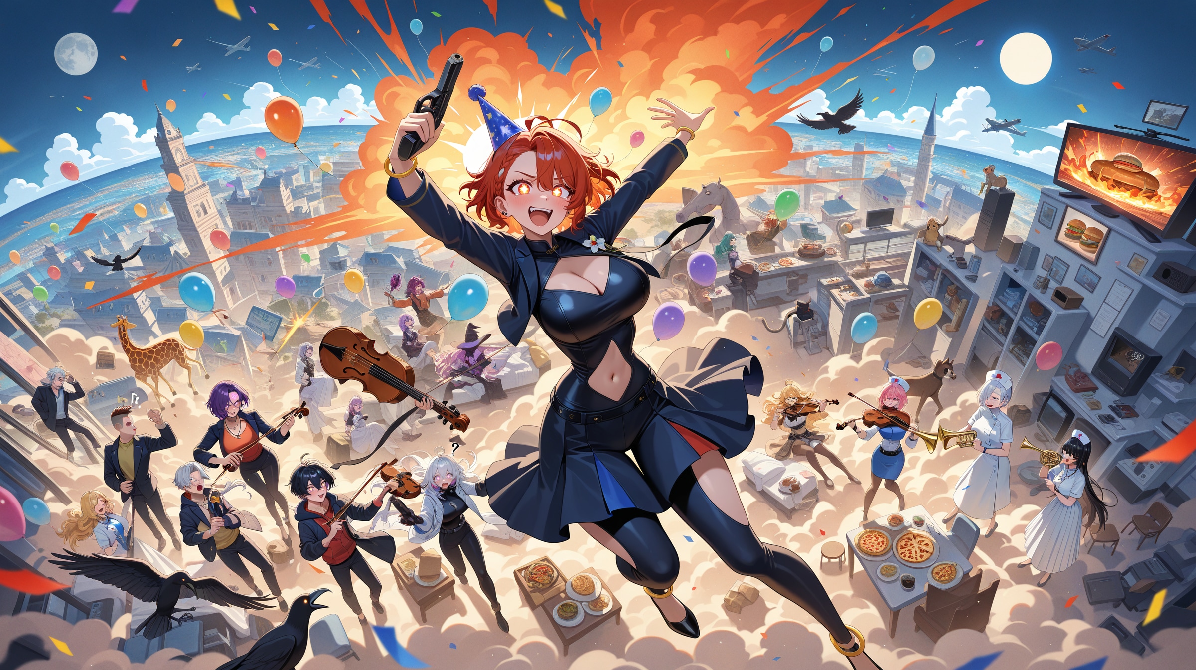 混沌の宴 | の人気AIイラスト・グラビア