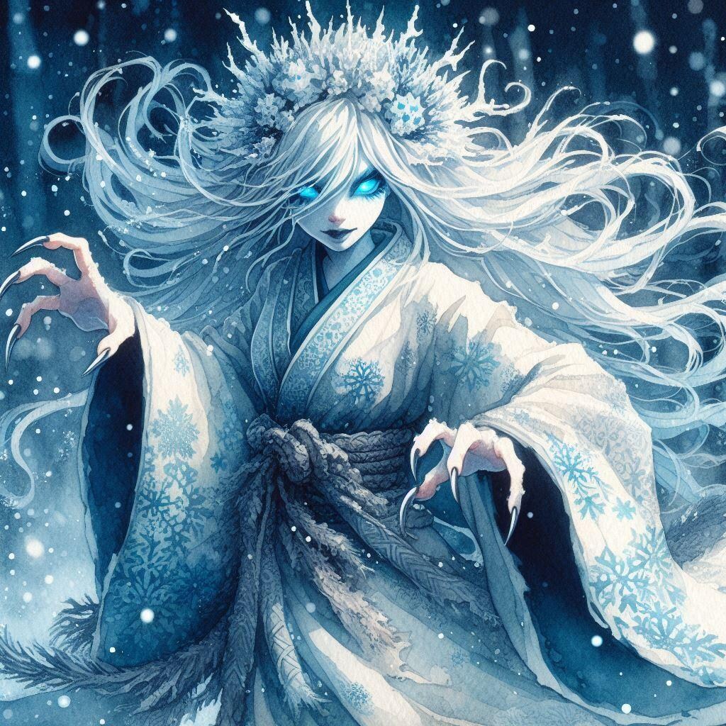 猫娘雪女九尾の狐