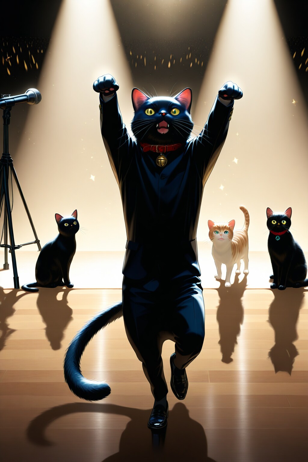 踊る猫 | の人気AIイラスト・グラビア