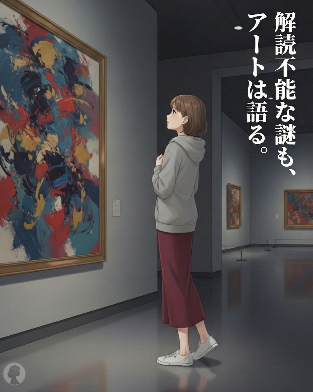 アート鑑賞。ミステリー好きらしい、謎めいた一面。