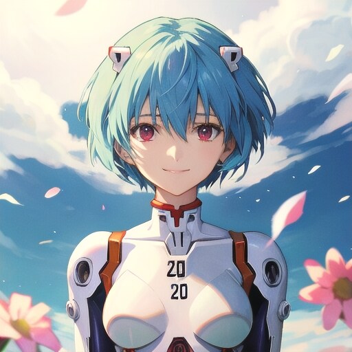 V4B生成で綾波レイ