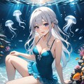 くらげ娘 4枚目
