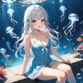 くらげ娘 9枚目