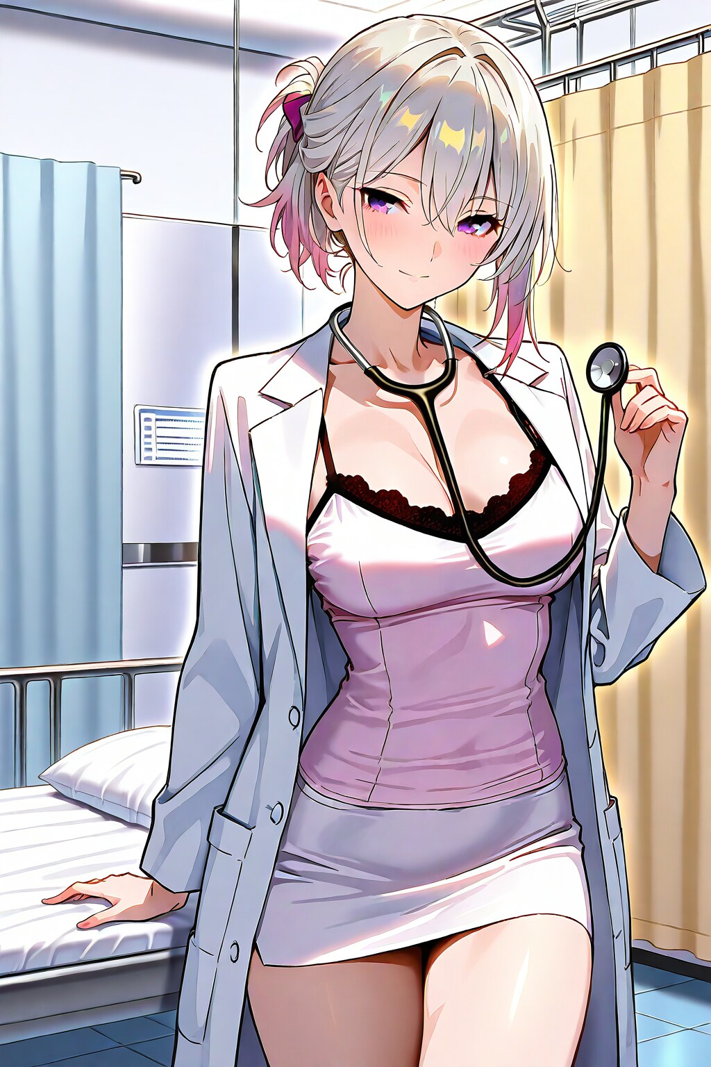 (871HQ)銀髪ちゃん白衣