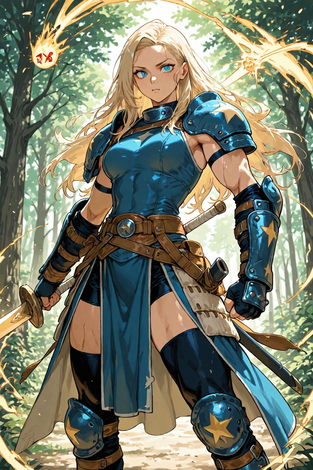 すばらしく美しい優しき無敗の歴戦女戦士 | の人気AIイラスト・グラビア