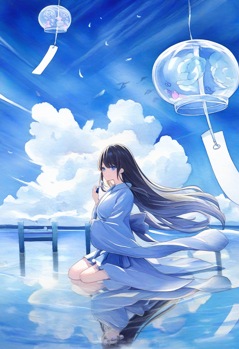 風鈴と入道雲