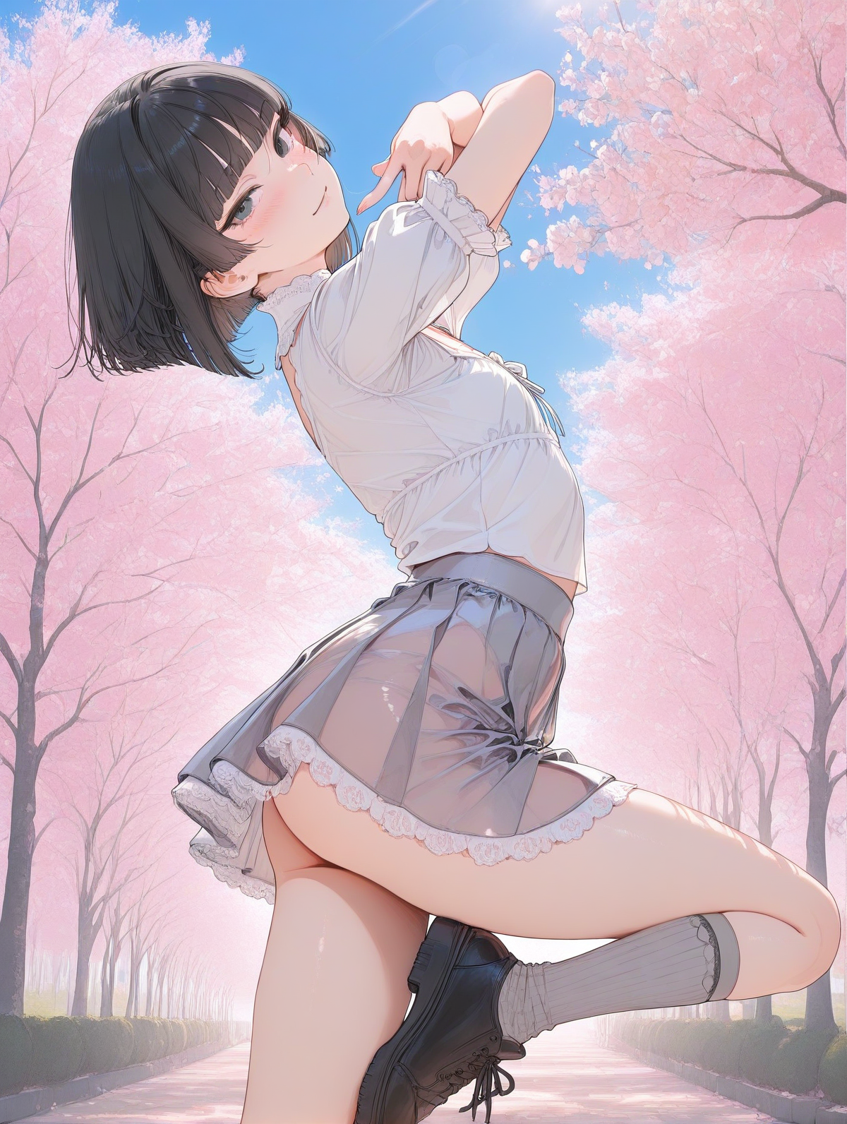 美央とサクラ_ボブカット | の人気AIイラスト・グラビア