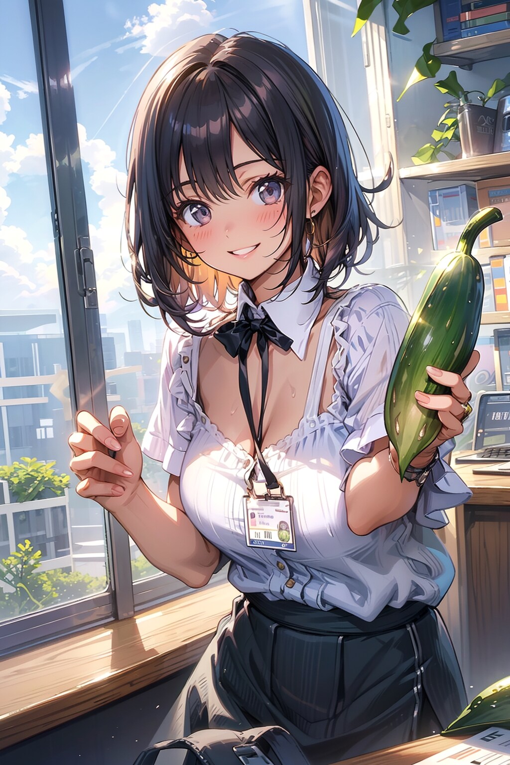 きゅうりは体を冷やすらしいよ【全2枚】