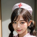 ツインテールの看護師さん 2枚目