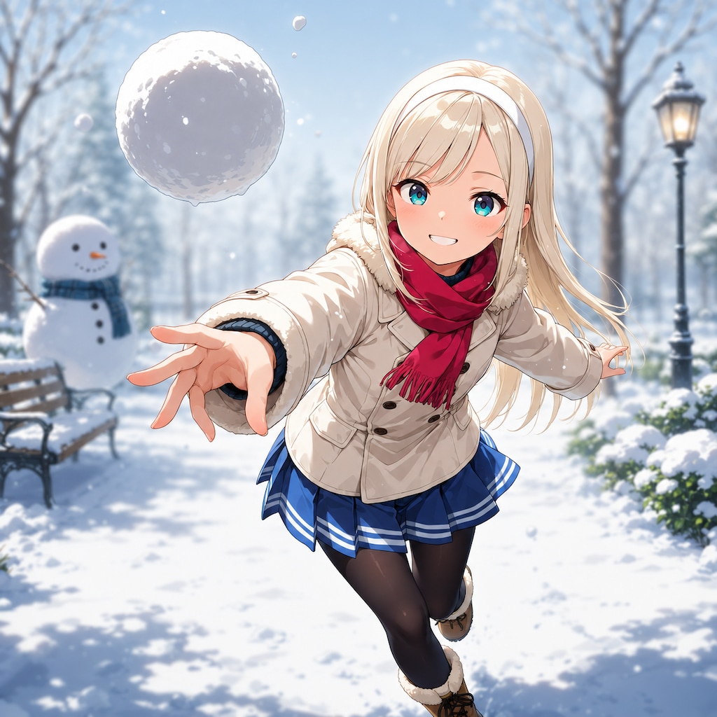えいっ☃️