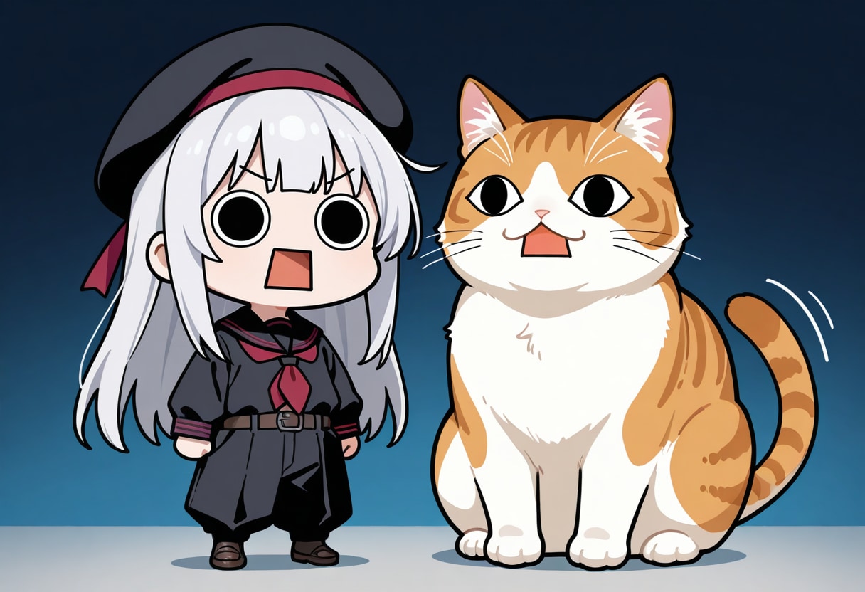 猫とえらいこっちゃ嬢