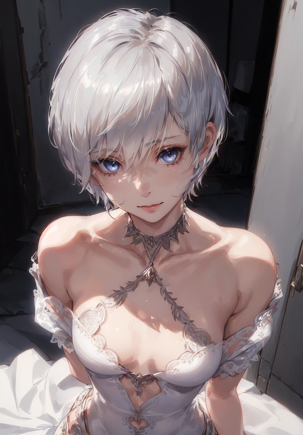 ボーイッシュ銀髪が良い