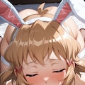 バニーガールの立花響イラマチオ 2枚目