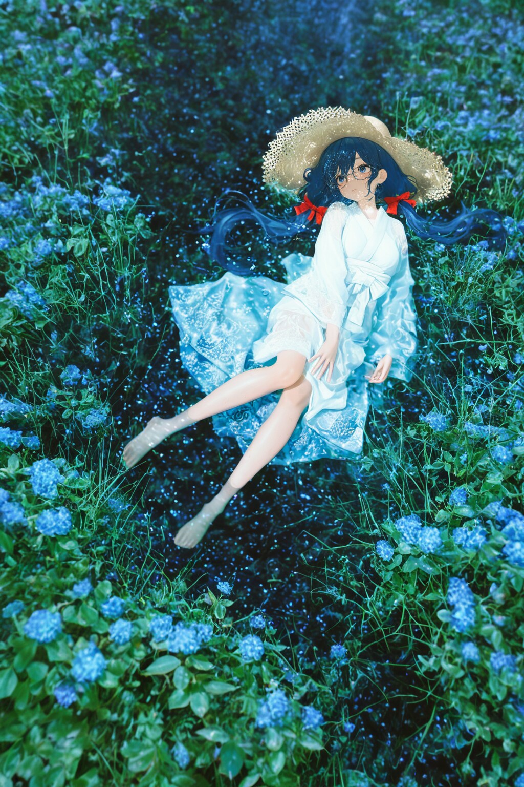 藍のせせらぎ | の人気AIイラスト・グラビア